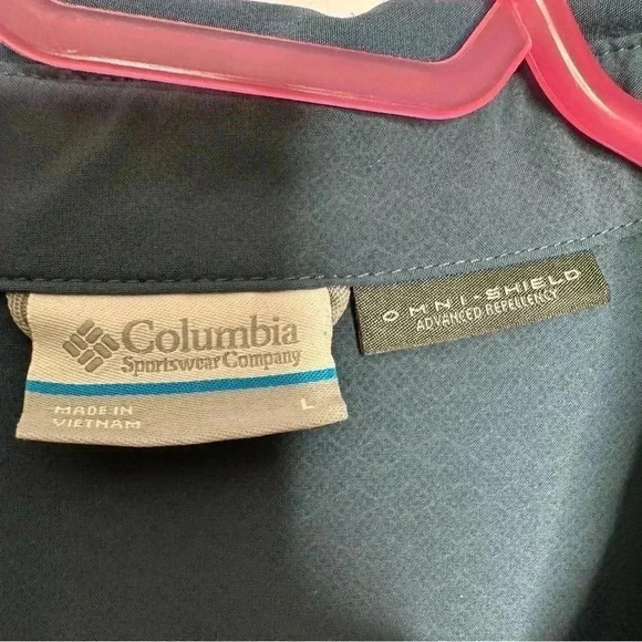 Columbia Button-Down Casual Shirt  Blue Size Large - Picture 5 of 16